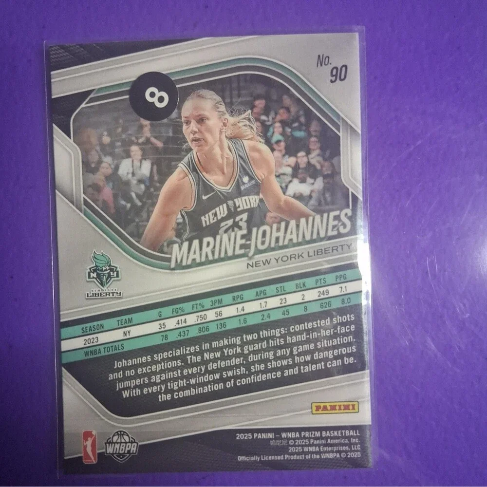 2025 Panini Prizm WNBA - Marine Johannes #90